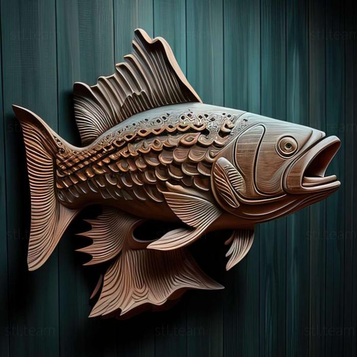 3D модель Нотожаберная фурцер-рыба (STL)
